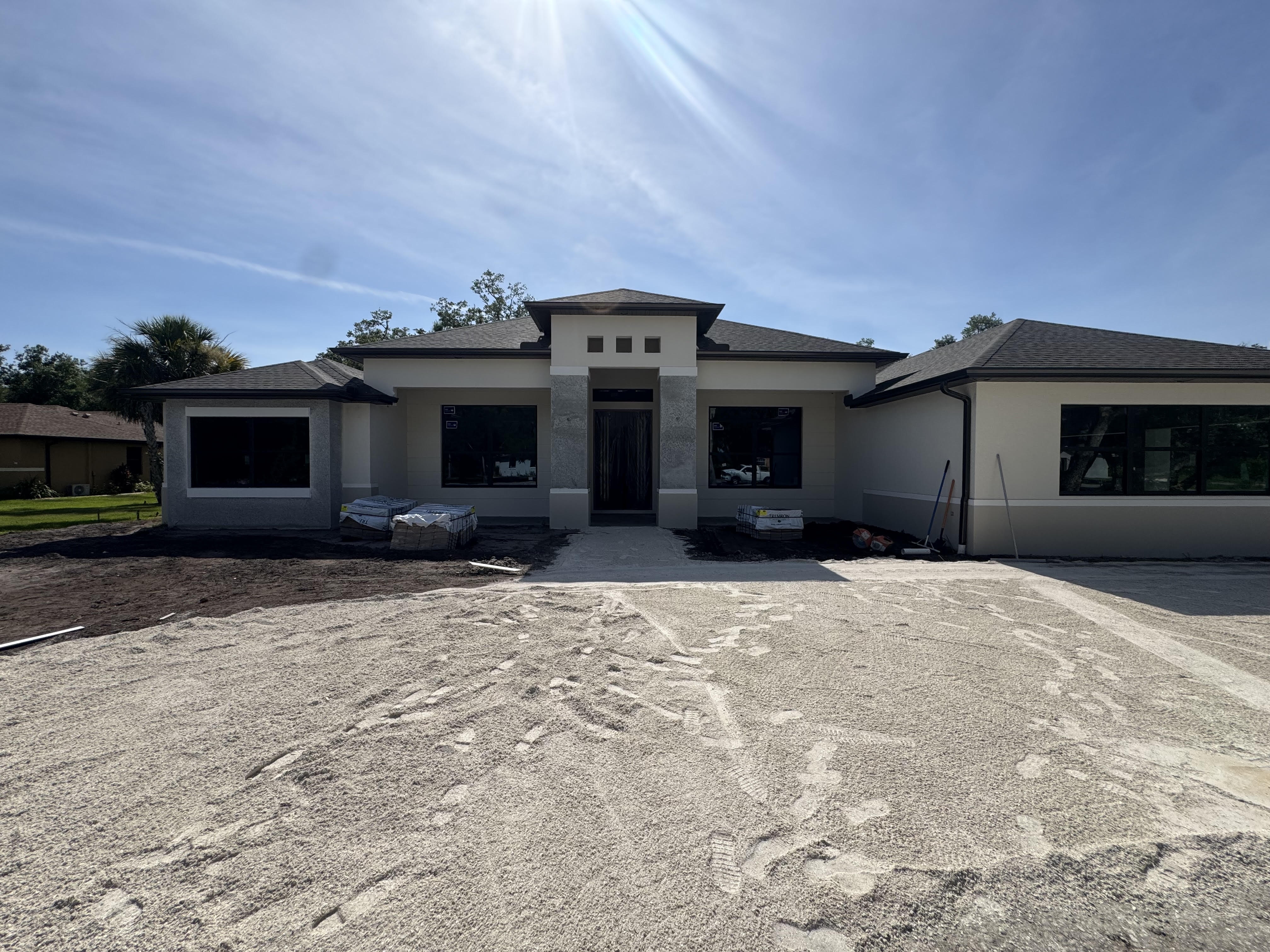 Kingsdown custom home interior under construction in Sarasota